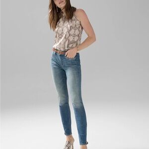 Everyday Soft Denim™ Python Trim Skinny Jeans